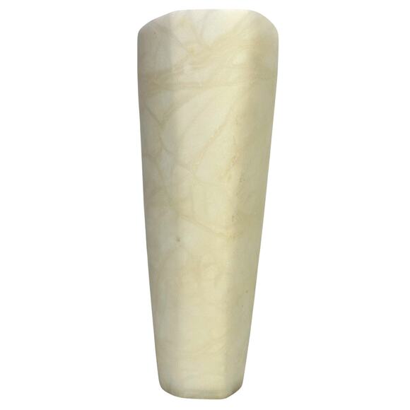 MidCentury Otradnenskaya Russian White Alabaster Artistic Display Vase Exquisite - Picture 4 of 6